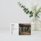 Machinist - Achtertuinmachines 1942 Visitekaartje (Staand voorkant)