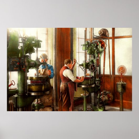 Machinist - Als precisie ertoe doet 1919 Poster (Voorkant)