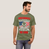 Machinist American Flag Machinist T-shirt Gift (Voorkant volledig)