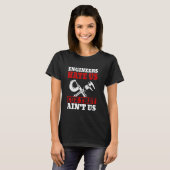 Machinist CNC Machine Operator T-shirt (Voorkant volledig)