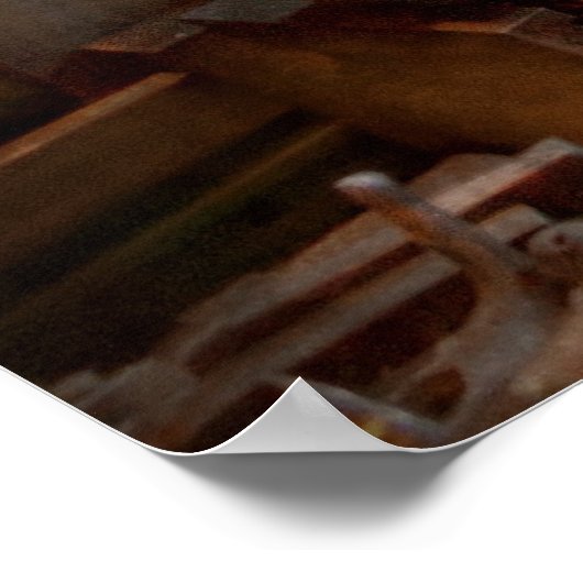 Machinist - De moderne workshop Poster (Hoek)