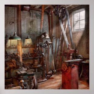 Machinist - De moderne workshop Poster