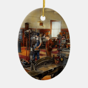 Machinist - De standaard manier 1915 Keramisch Ornament
