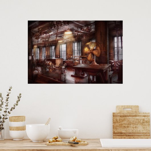 Machinist - De ventilatorclub Poster (Keuken)