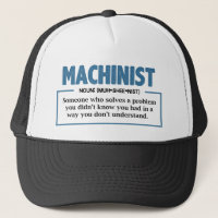 Machinist Definition Engineer Typografie