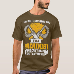 Machinist die de cnc-machinist negeert t-shirt