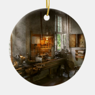 Machinist - Draaibanken Keramisch Ornament
