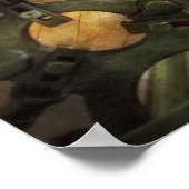 Machinist - Draaibanken - paradijs voor machiniste Poster (Hoek)