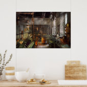 Machinist - Draaibanken - paradijs voor machiniste Poster (Keuken)