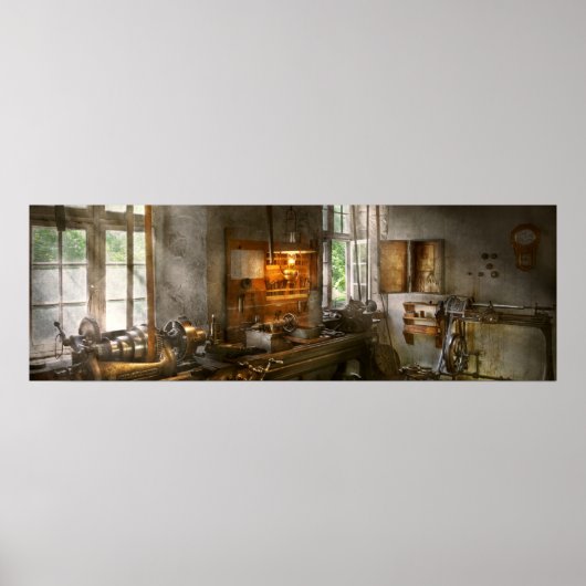 Machinist - Draaibanken Poster (Voorkant)