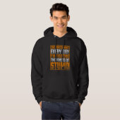 Machinist dwingt machinebediener bewerking 6 hoodie (Voorkant volledig)