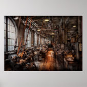 Machinist - Een volledig werkende machinewinkel Poster (Voorkant)