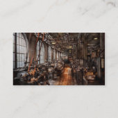 Machinist - Een volledig werkende machinewinkel  Visitekaartje (Achterkant)