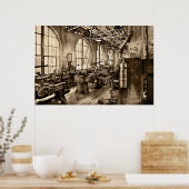 Machinist - Eerste veiligheid Poster (Keuken)