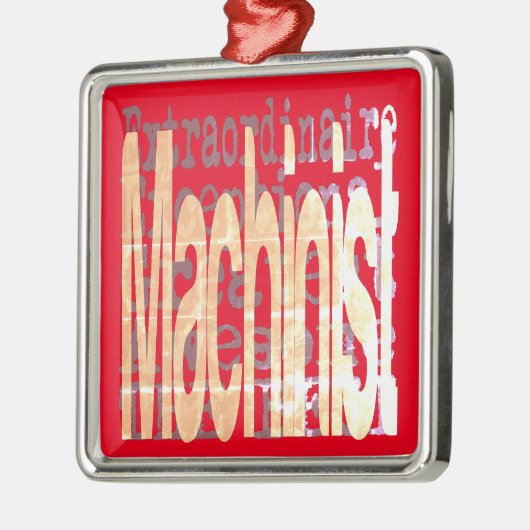 Machinist Extraordinaire Metalen Ornament (Links)