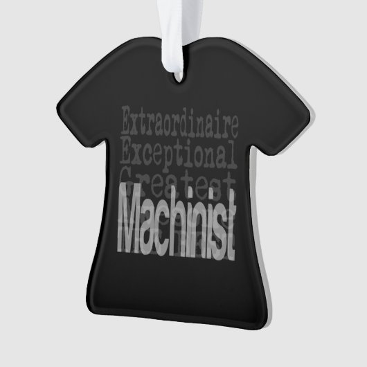 Machinist Extraordinaire Ornament (voorkant)