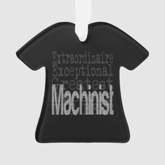 Machinist Extraordinaire Ornament (voorkant)