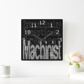 Machinist Extraordinaire Vierkante Klok (Huis)