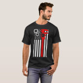 Machinist Flag Tools CNC Operator Machinist T-shirt (Voorkant volledig)