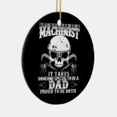 Machinist Funny Joke Humor CNC Papa Gift Keramisch Ornament (Rechts)