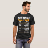 Machinist gaat G84 tot ze M8 CNC 2 T-shirt (Voorkant volledig)