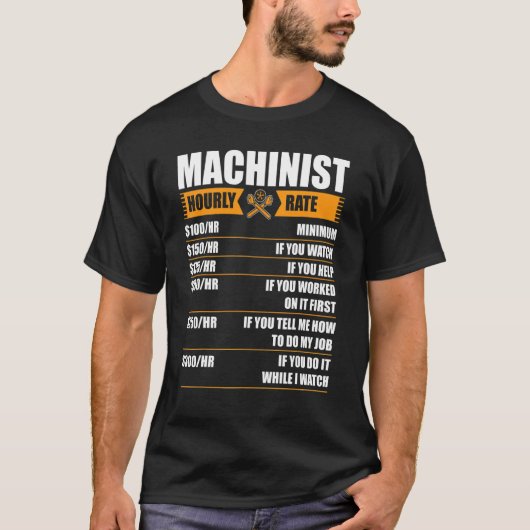 Machinist gaat G84 tot ze M8 CNC 2 T-shirt (Voorkant)
