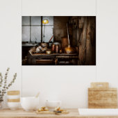 Machinist - Gereedschap - Heeft Olie Poster (Keuken)