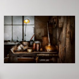 Machinist - Gereedschap - Heeft Olie Poster