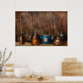 Machinist - Gereedschap - Smeermiddeldispensers Poster (Keuken)