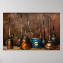 Machinist - Gereedschap - Smeermiddeldispensers Poster