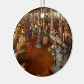 Machinist - handen op het werk 1904 keramisch ornament (Links)