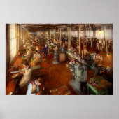 Machinist - handen op het werk 1904 poster (Voorkant)