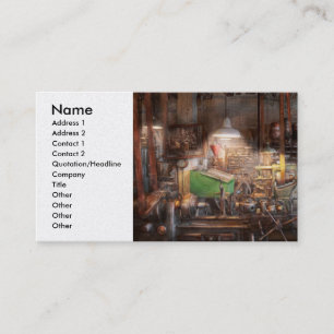 Machinist - Het begint allemaal met een journalist Visitekaartje