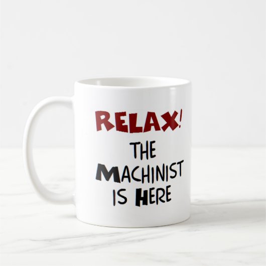 machinist hier koffiemok (Links)