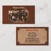 Machinist - hoofdklasse 1920 visitekaartje (Voorkant / Achterkant)