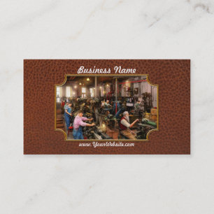 Machinist - hoofdklasse 1920 visitekaartje