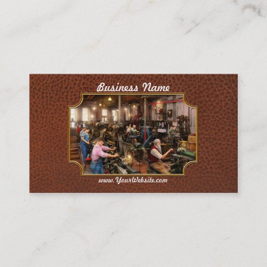 Machinist - hoofdklasse 1920 visitekaartje (Voorkant)