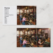 Machinist - hoofdklasse 1920 visitekaartje (Voorkant / Achterkant)