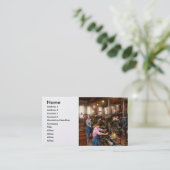 Machinist - hoofdklasse 1920 visitekaartje (Staand voorkant)