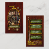 Machinist - hoofdklasse 1920 visitekaartje (Voorkant / Achterkant)