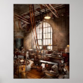 Machinist - Ik hou van grote gereedschappen Poster (Voorkant)