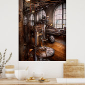 Machinist - Industriële boorpers Poster (Keuken)