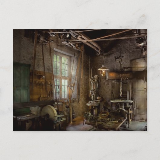 Machinist - Industriële revolutie Briefkaart (Voorkant)