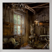 Machinist - Industriële revolutie Poster (Voorkant)