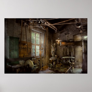 Machinist - Industriële revolutie Poster