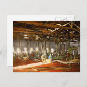 Machinist - Kapitein van het vaartuig 1868 Briefkaart (Voorkant / Achterkant)