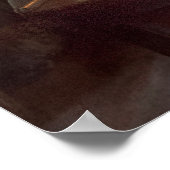 Machinist - Lathe - Een lange baan Poster (Hoek)