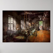 Machinist - Lathe - Een lange baan Poster (Voorkant)