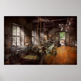 Machinist - Lathe - Een lange baan Poster