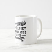 Machinist Machine Mechanic CNC Grappig Gift Idee Koffiemok (Voorkant rechts)